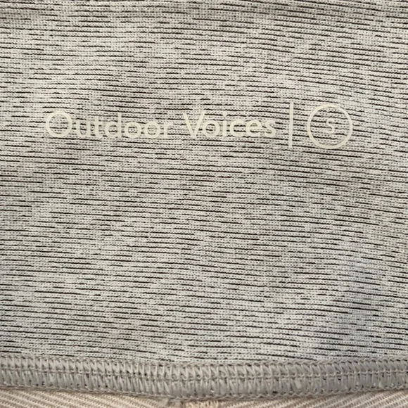 Outdoor Voices Oatmeal & Gray Dipped Leggings - Picture 8 of 9